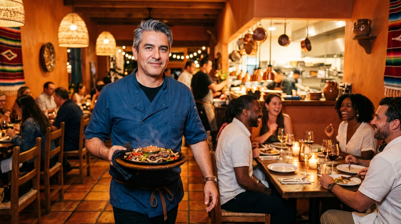 Carlos Mendoza, Chef-Partner of La Costa Cantina